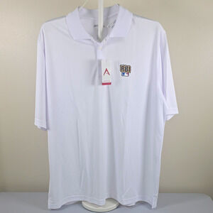 NWT Antigua Cincinnati Reds MLB Official Licensed White Polo Shirt Men’s L